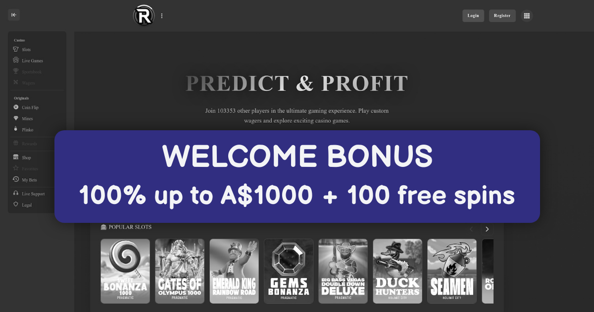 Rivox Casino welcome bonus